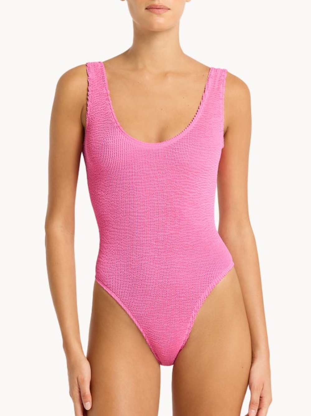 Luli Fama Classic Square Neck One Piece Swimsuit